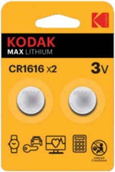 Kodak Max Lithium CR1616 Kodak Max Lithium CR1616