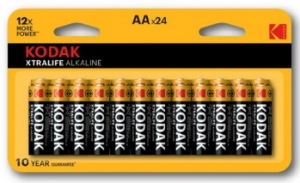 Kodak Xtralife Alkaline AA 24 p Kodak Xtralife Alkaline AA 24 p