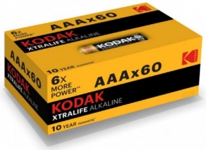 Kodak Xtralife Alkaline AAA 60 Pack Kodak Xtralife Alkaline AAA 60 Pack
