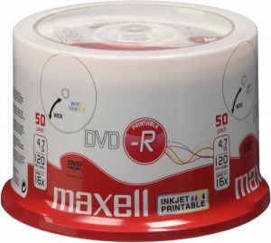 Maxell Printable DVD-R 50*Cake