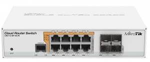 Mikrotik POE Cloud Router Switch CRS112-8P-4S-IN