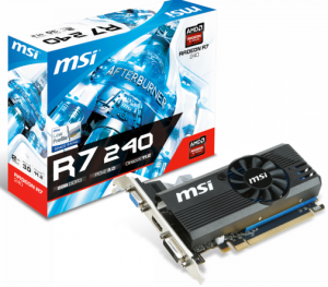 MSI Radeon R7 240 MSI Radeon R7 240