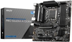 MSI PRO B660M-A DDR4 MSI PRO B660M-A DDR4