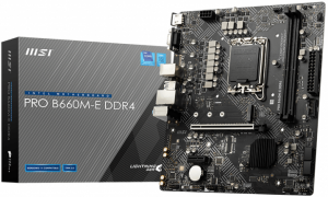 MSI PRO B660M-E DDR4 MSI PRO B660M-E DDR4