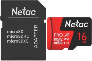 Netac P500 Extreme Pro 16GB MicroSD Card + SD Adapter Netac P500 Extreme Pro 16GB MicroSD Card + SD Adapter