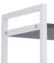 Nex Loft 1800x600x240 mm White/ Anthracite