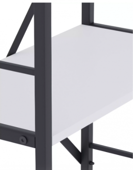 Nex Loft 900x800x400 mm Anthracite/ White Snow