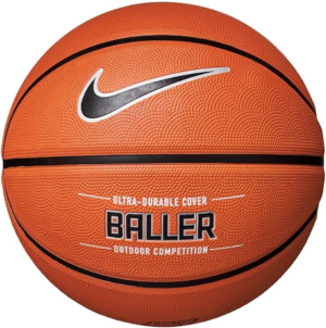 Nike Baller 8P Size 7 Silver/Black