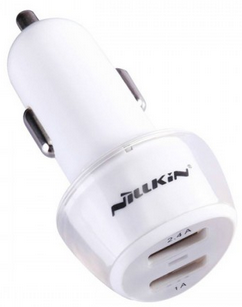 Nillkin Auto Adapter Jelly White Nillkin Auto Adapter Jelly White