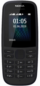 Nokia 105 2019 Dual Sim Black