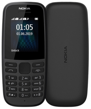 Nokia 105 2019 Dual Sim Black