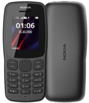 Nokia 106 2018 Dual Sim Black