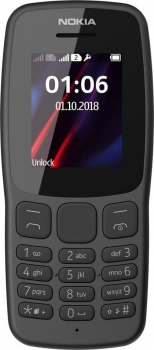 Nokia 106 2018 Dual Sim Black