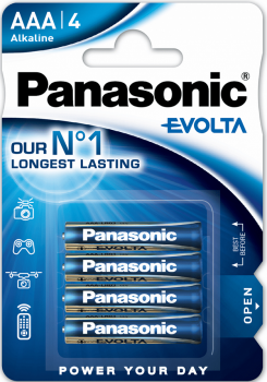 Panasonic EVOLTA AAA Alkaline LR03EGE/4BP