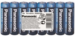 Panasonic Zink Carbon AA R6BER/8P