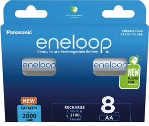 Panasonic Eneloop 2000mAh AA BK-3MCDE/8HH