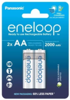 Panasonic Eneloop 2pc 2000mAh AA Panasonic Eneloop 2pc 2000mAh AA