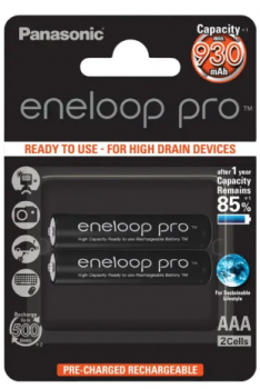 Panasonic Eneloop Pro 930mAh AAA BK-4HCDE/2CP