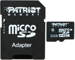 Patriot LX 32GB MicroSD Card + SD Adapter Patriot LX 32GB MicroSD Card + SD Adapter