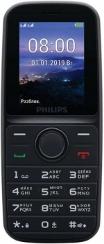 Philips Xenium E109 Dual Sim Black