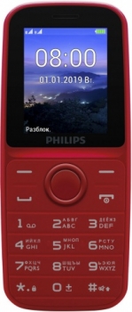 Philips E109 Xenium Dual Sim Red