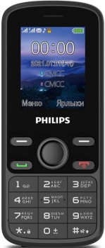 Philips Xenium E111 Dual Sim Black