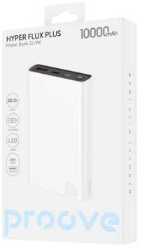 Proove Hyper Flux 10000 mAh White Proove Hyper Flux 10000 mAh White