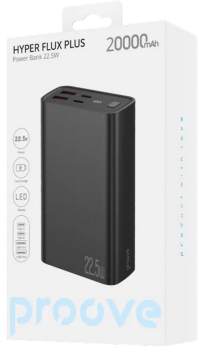 Proove Hyper Flux 20000 mAh Black Proove Hyper Flux 20000 mAh Black