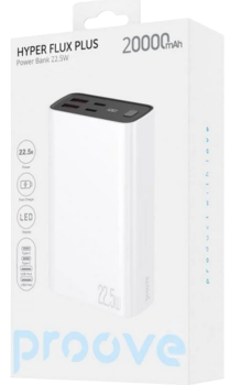 Proove Hyper Flux 20000 mAh White Proove Hyper Flux 20000 mAh White