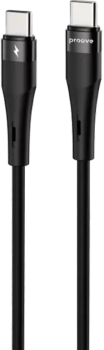 Proove Light Silicone Plus USB-C to USB-C 60W Black