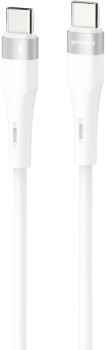 Proove Light Silicone Plus USB-C to USB-C 60W White