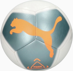 Puma Big Cat Neon Citrus-Diamond Silver Football Size 4