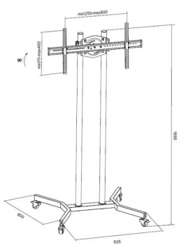 Reflecta 55P TV Stand