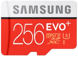 Samsung 256GB MicroSD Card + SD Adapter