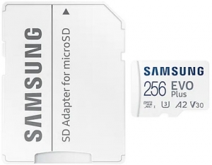 Samsung EVO Plus 256GB MicroSD Card + SD Adapter Samsung EVO Plus 256GB MicroSD Card + SD Adapter