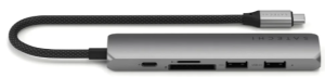 Satechi 6-in-1 USB-C Slim Multiport Space Grey Satechi 6-in-1 USB-C Slim Multiport Space Grey
