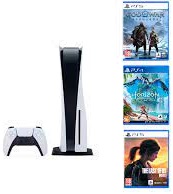 Sony PlayStation 5 + GoW Ragnarok + PS5 Horizon II + PS5 Last of Us RMK