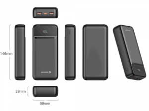 Swissten Power Line II 20000 mAh Black