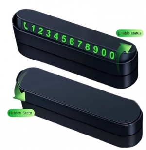 Temporary Parking Number