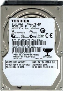 Toshiba MK3276GSX 320Gb
