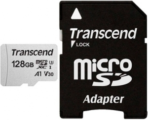 Transcend 128GB MicroSD Card + SD Adapter Transcend 128GB MicroSD Card + SD Adapter