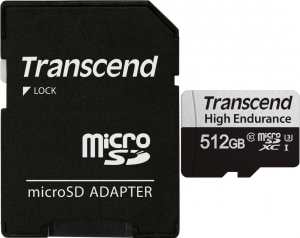 Transcend 512GB MicroSD Card + SD Adapter