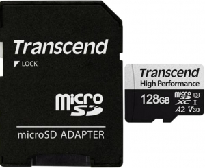 Transcend 256GB MicroSD Card + SD Adapter