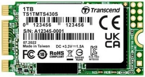 Transcend MTS430S 1Tb M.2 NVMe SSD