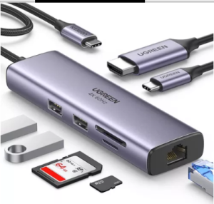 Ugreen 7in1 USB-C CM512 Gray