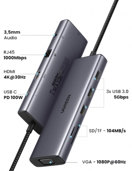 Ugreen CM498 Space Gray