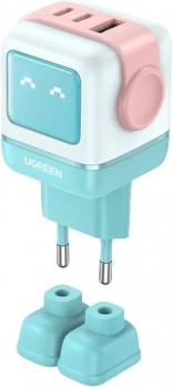 Ugreen Nexode Robot GaN Charger 65W Pink Blue