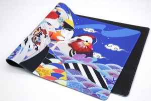 Varmilo Lovebirds Blue Desk Mat XL