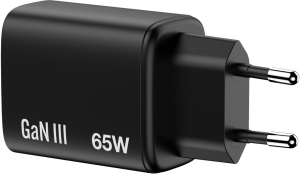 Verbatim 3 Port Essentials GaN 65W Black Verbatim 3 Port Essentials GaN 65W Black