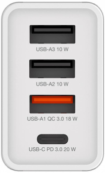Verbatim 4 Port 30W White